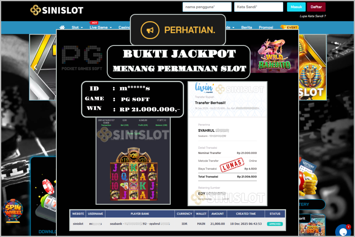 SINISLOT – WILD BANDITO 